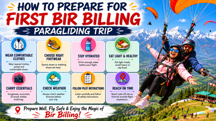 How to Prepare for First Bir Billing Paragliding Trip