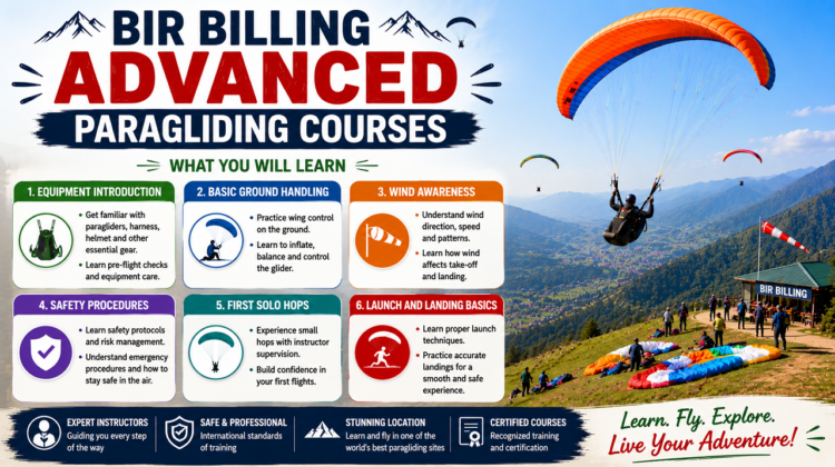 Bir Billing Advanced Paragliding Courses – Learn Cross Country and Acro Flying
