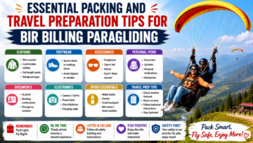 Essential Packing and Travel Preparation Tips for Bir Billing Paragliding