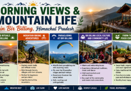Morning Views & Mountain Life in Bir Billing, Himachal Pradesh