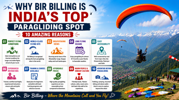 Why Bir Billing is India’s Top Paragliding Spot – 10 Amazing Reasons